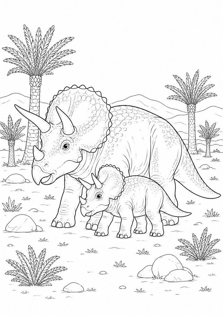 Dinozorlar Dünyası paketi 2. sayfa ön izlemesi
